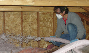 Fiberglass insulation installed New York